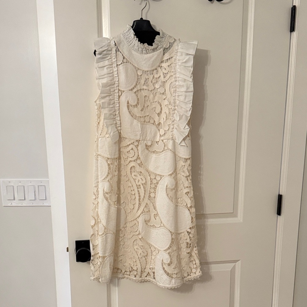 See by Chloe Elegant Cream Lace Dress